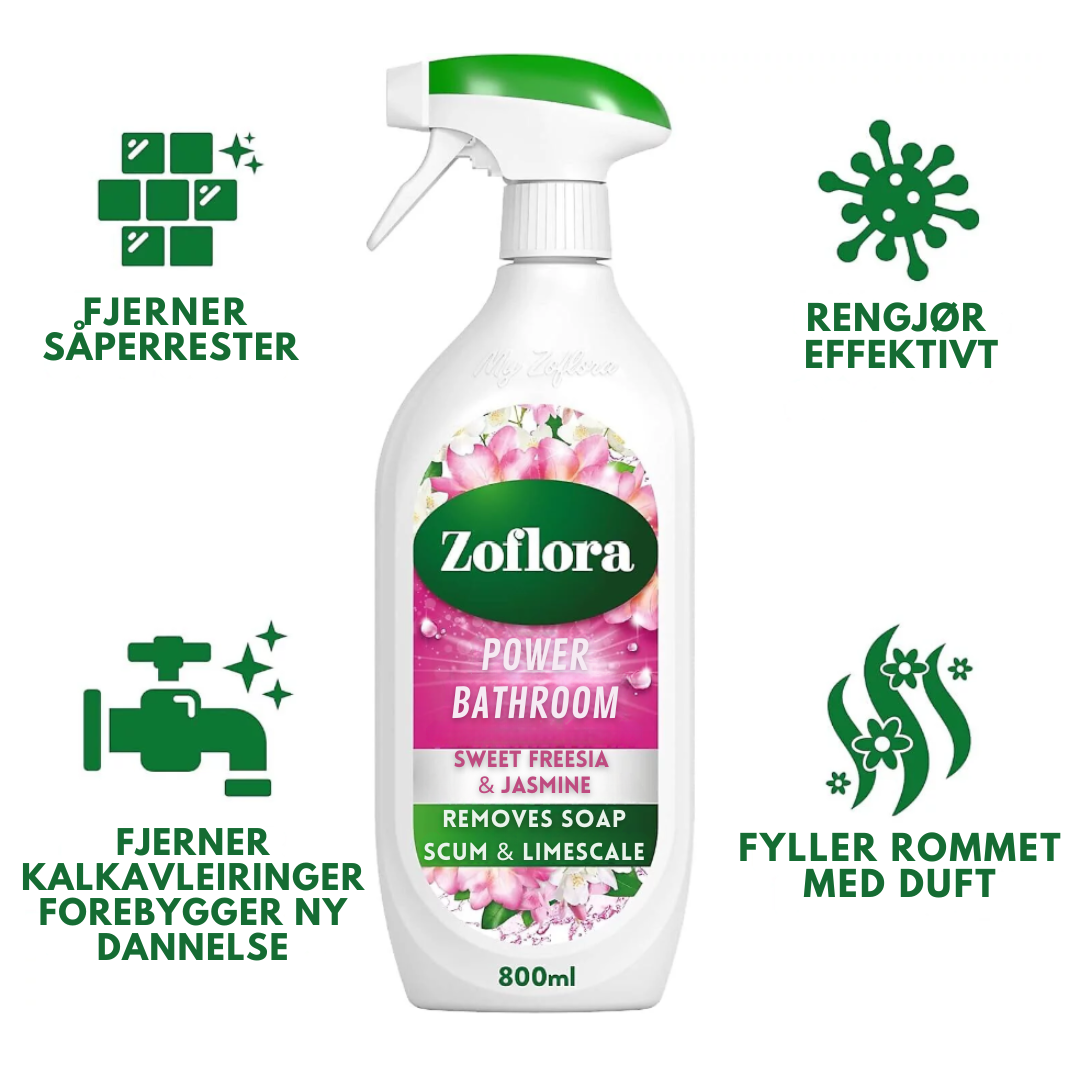 Zoflora Power Bathroom Spray Sweet Freesia & Jasmine 800ml