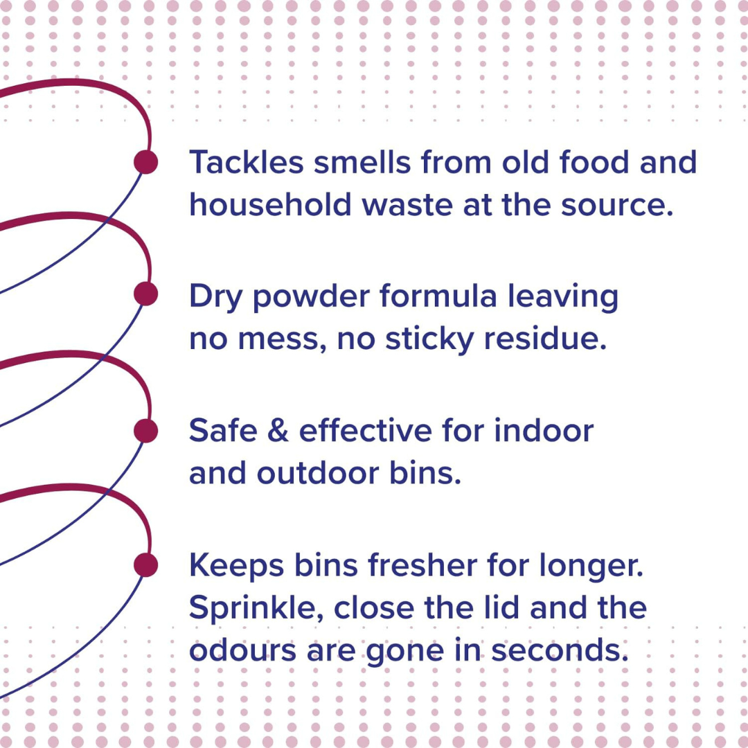 Neutradol Dustbin Odour Destroyer Raspberry & Lime Crush 350g