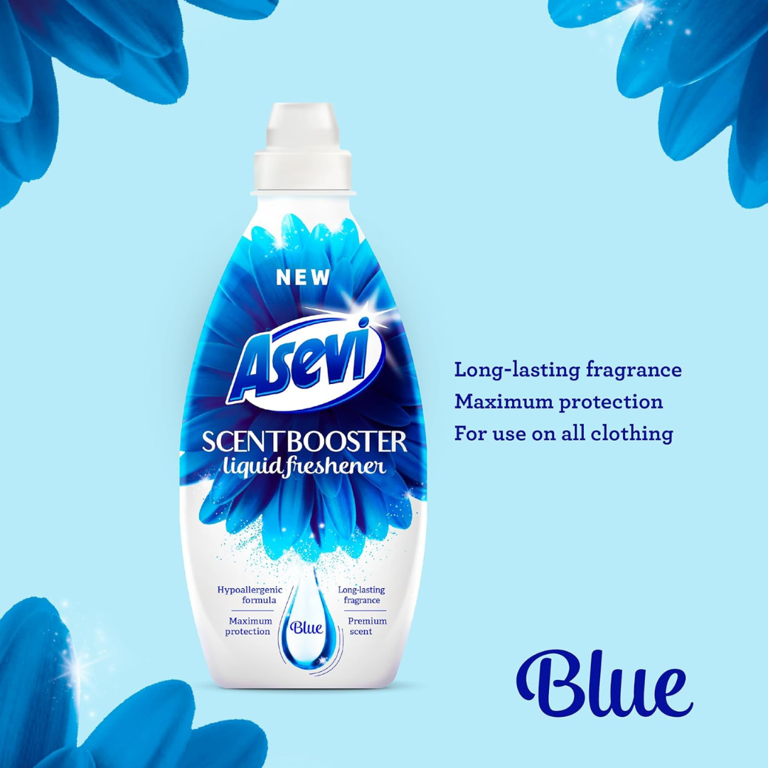 Asevi Scent Booster Liquid Freshener Blue 720ml