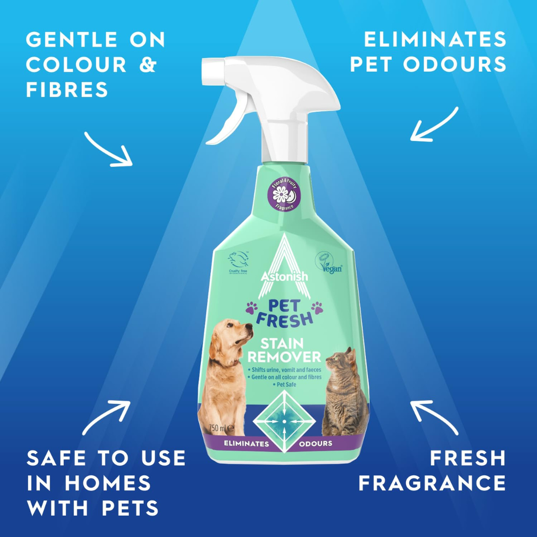 Astonish Pet Stain Remover Spray 750ml