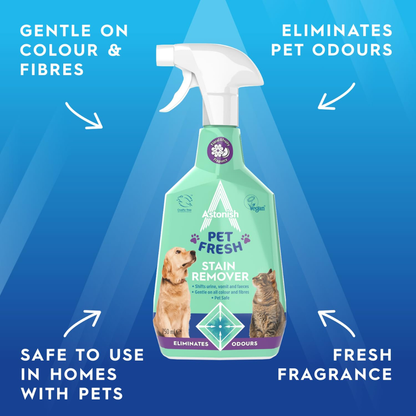 Astonish Pet Stain Remover Spray 750ml