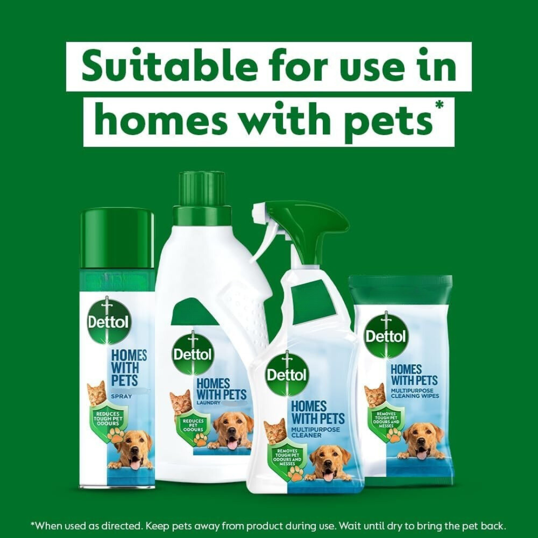 Dettol Homes With Pets Multipurpose Wipes Fresh Breeze 50pk