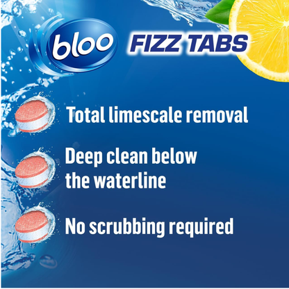 Bloo 3in1 Power Fizz Tabs Lemon 8pk