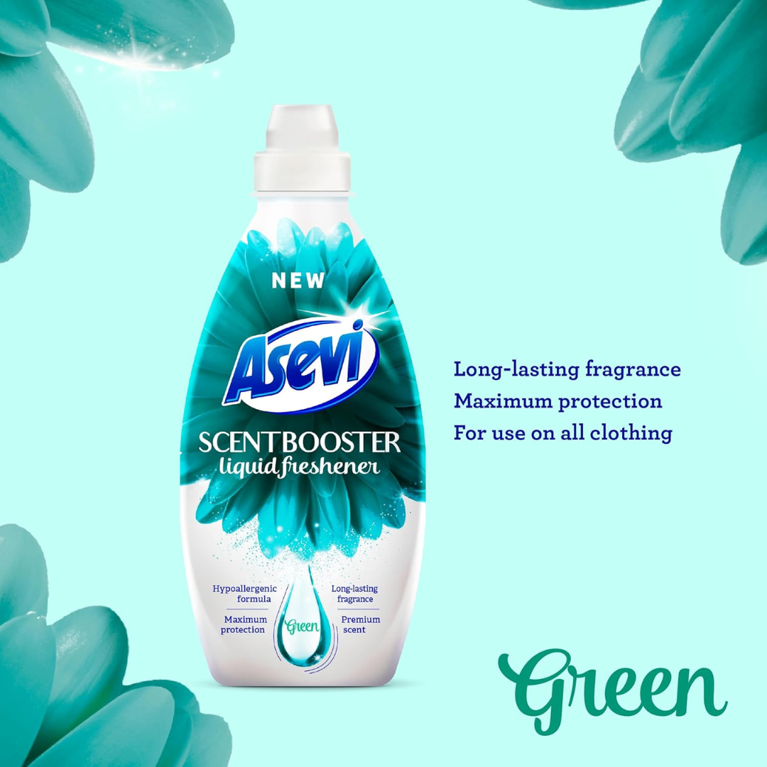 Asevi Scent Booster Liquid Freshener Green 720ml