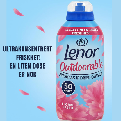 Lenor Tøymykner Outdoorable Floral Fresh 50w 700ml