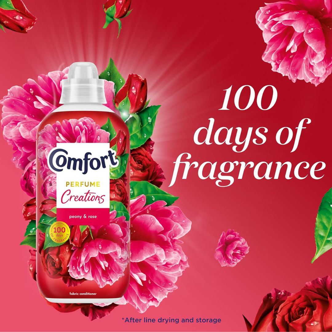 Comfort Peony & Rose Fabric Conditioner 30w 900ml