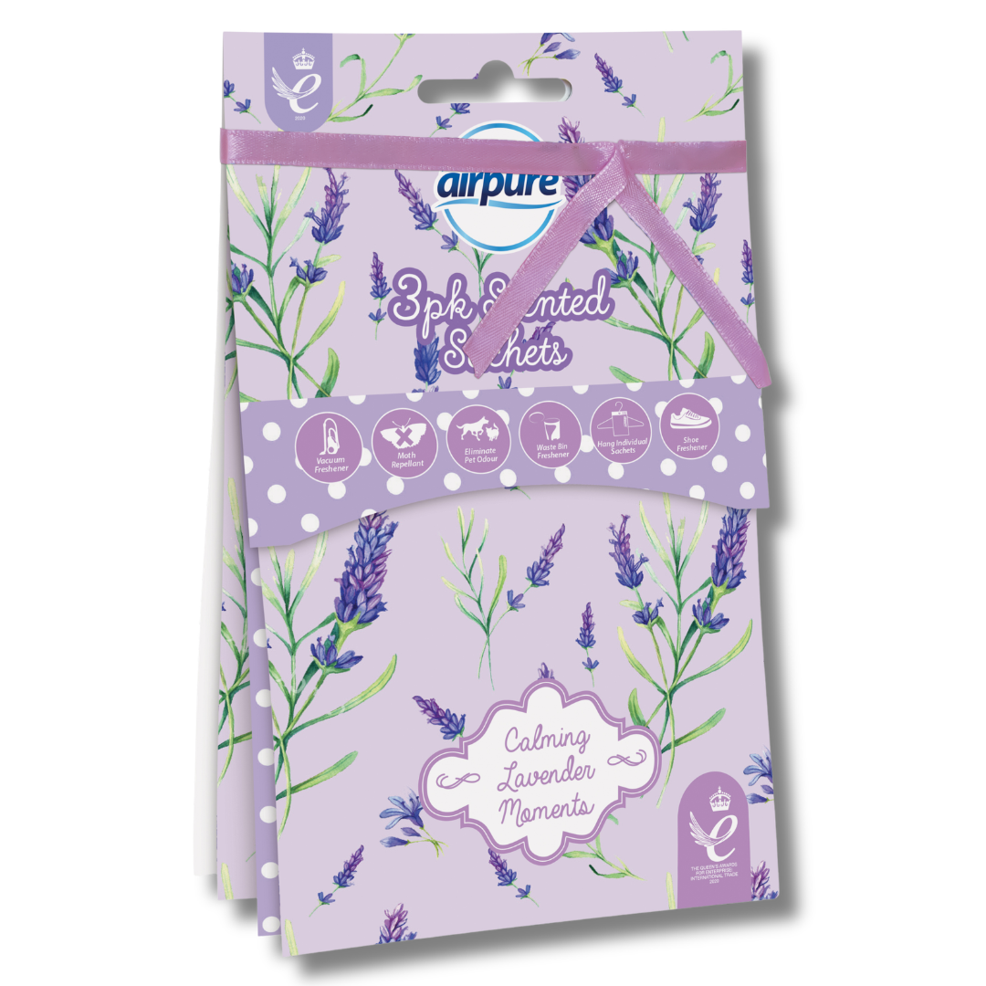 Airpure Scented Sachets 3pk Div.Typer