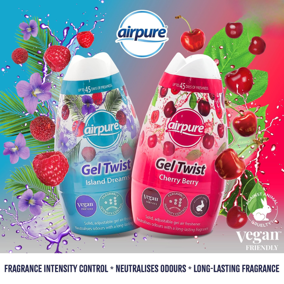 Airpure Gel Twist Air Freshener 226g Div.Typer