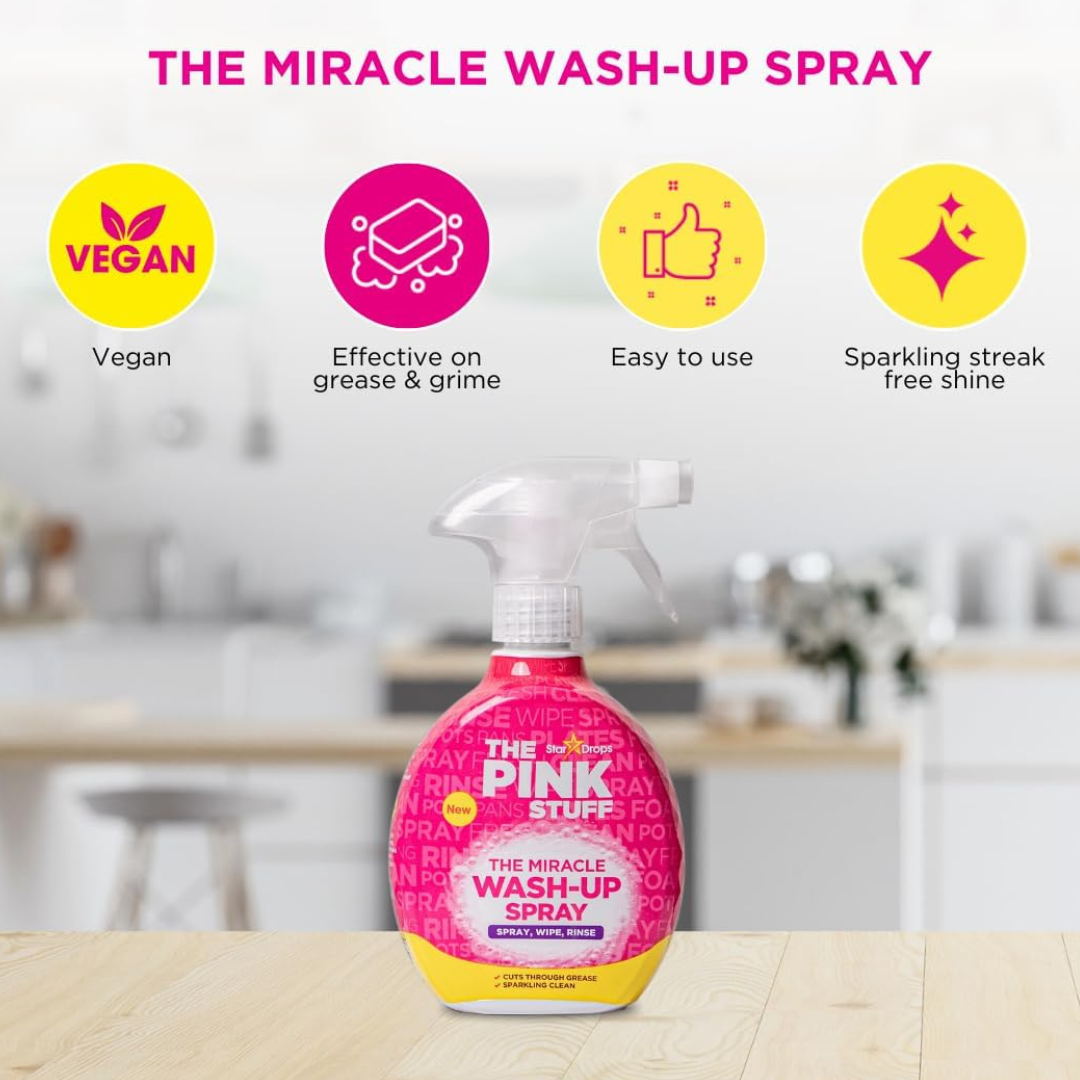 The Pink Stuff Miracle Wash-Up Spray 500ml