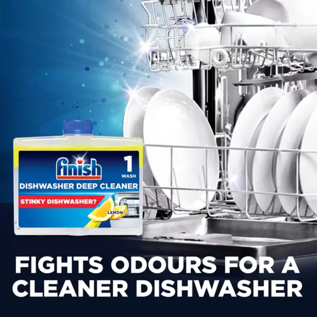Finish Dishwasher Deep Cleaner Lemon 250ml