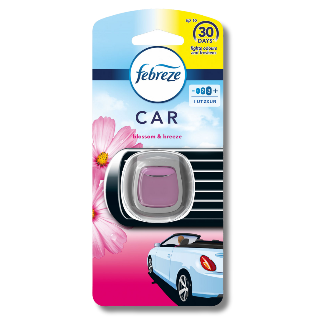 Febreze Car Clip Air Freshener Blossom & Breeze 2ml