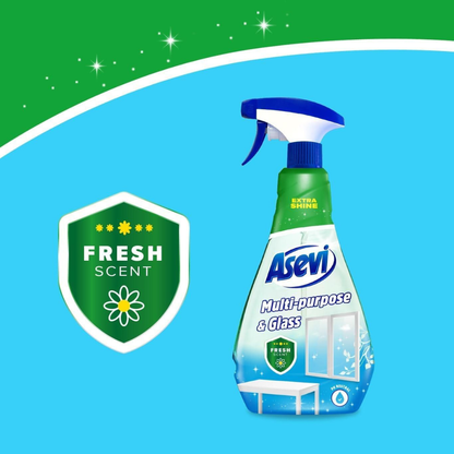 Asevi Multipurpose & Glass Spray 750ml
