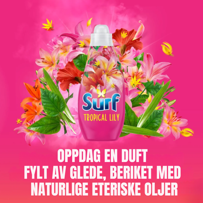 Surf Concentrated Liquid Detergent Tropical Lily 24w 648ml