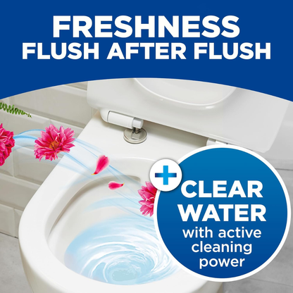 Bloo 3in1 Toilet Cistern Blocks Flower 2x50g