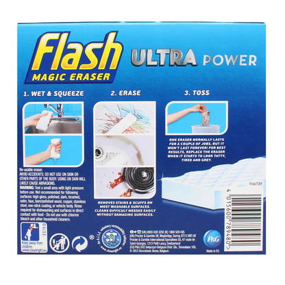 Flash Magic Eraser Ultra Power 2pk