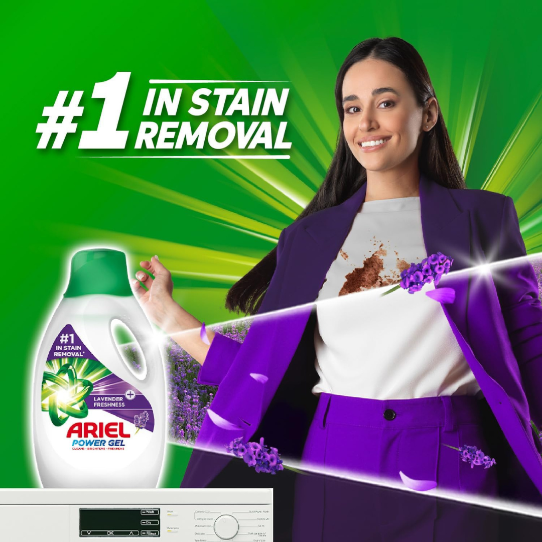 Ariel Liquid Detergent Power Gel Lavender 71w 2.35L