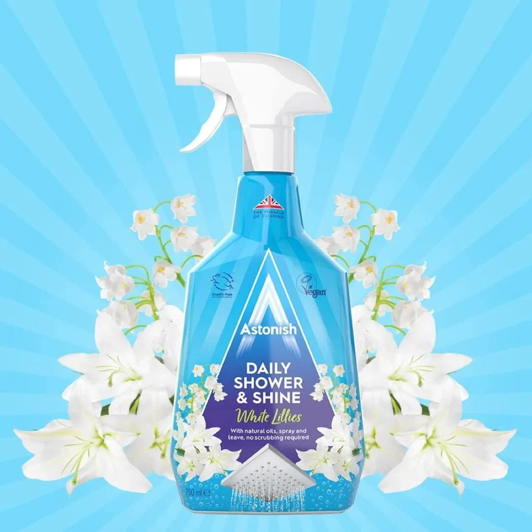 Astonish Daily Shower & Shine Cleaner White Lillies 750ml