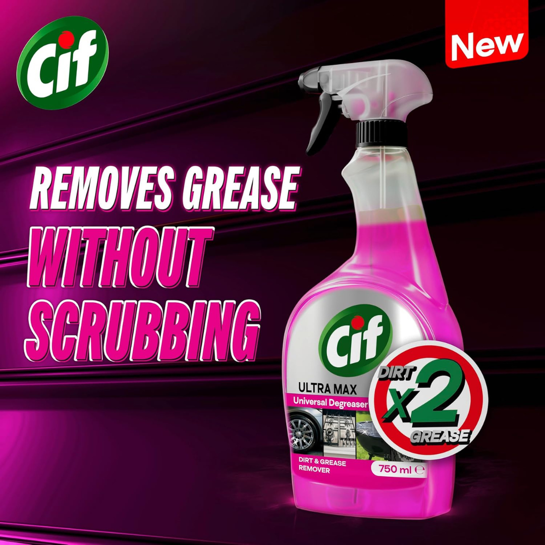 Cif Ultra Max Universal Degreaser Spray 750ml