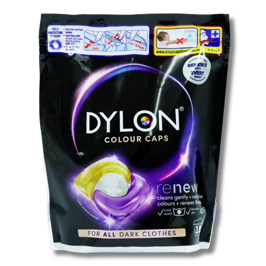 Dylon Dark Wash Caps Renew 18w