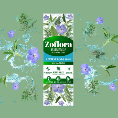 Zoflora Concentrated Multipurpose Cleaner 120ml Div.Typer