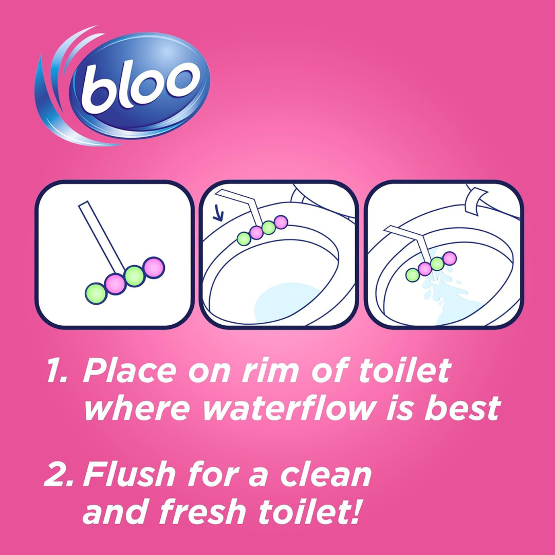 Bloo Colour Active+ Toilet Rim Block Hawaiian Pineapple 50g