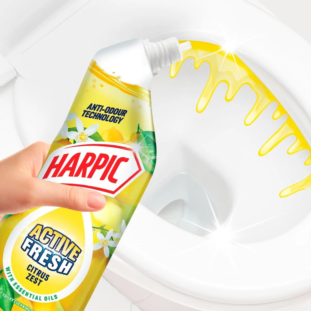 Harpic Active Fresh Citrus Zest Toilet Gel 750ml