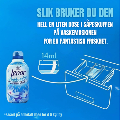 Lenor Tøymykner Outdoorable Spring Awakening 50w 700ml