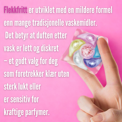 Pakke med 50 pods – fleksibel vaskeløsning
