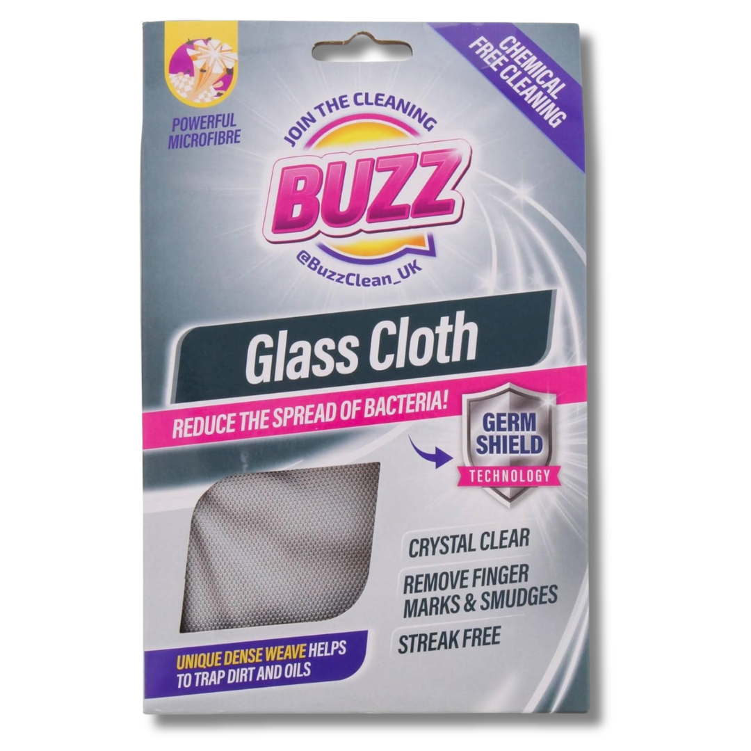 Buzz Microfibre Glass Cloth 1pk