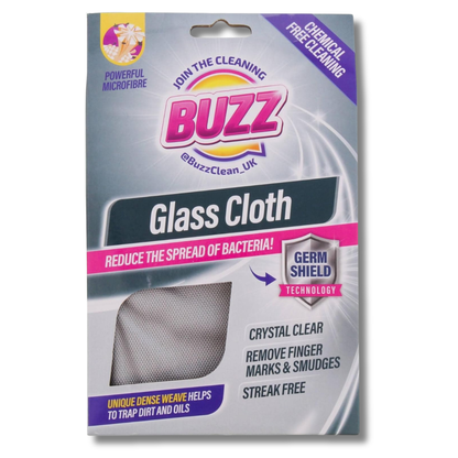 Buzz Microfibre Glass Cloth 1pk