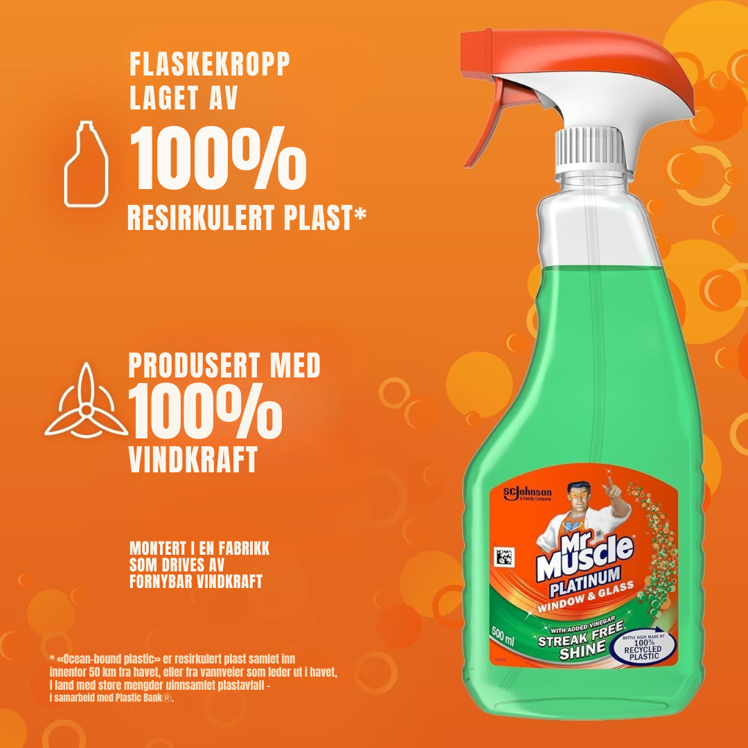 Mr. Muscle Platinum Window & Glass Spray 500ml