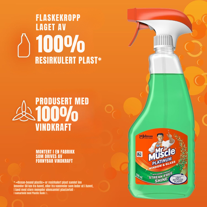 Mr. Muscle Platinum Window & Glass Spray 500ml