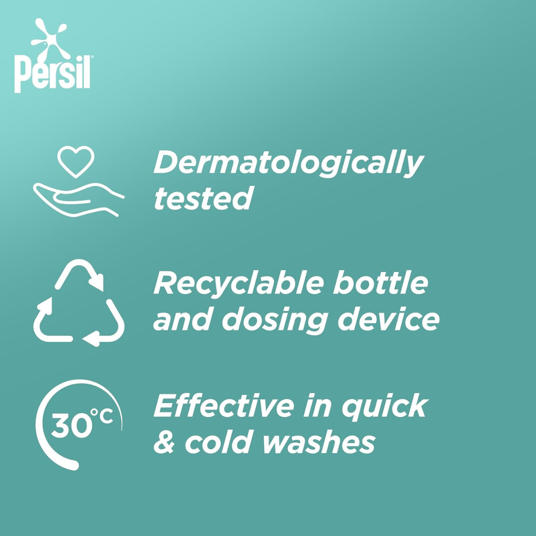 Persil Ultimate Non Bio Liquid Laundry Detergent Fresh & Mild 837ml 31w