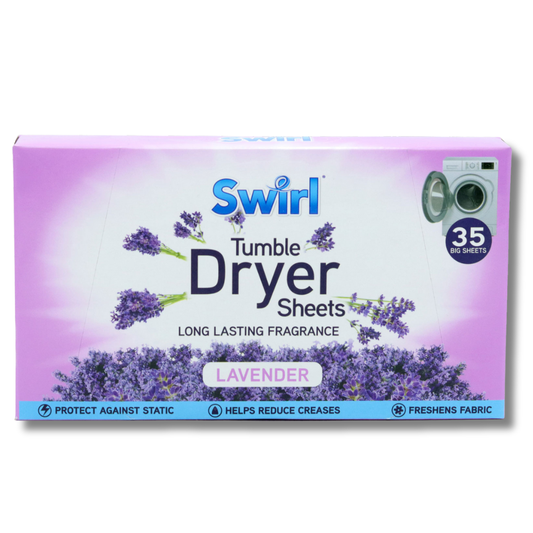 Swirl Tumble Dryer Sheets Lavender 35pk