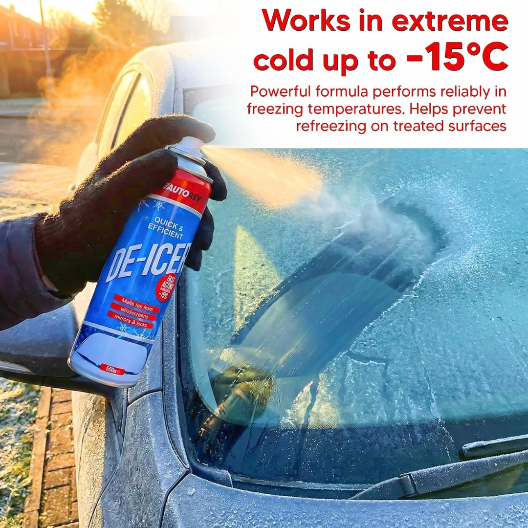 AutoRev Windscreen De-Icer 500ml