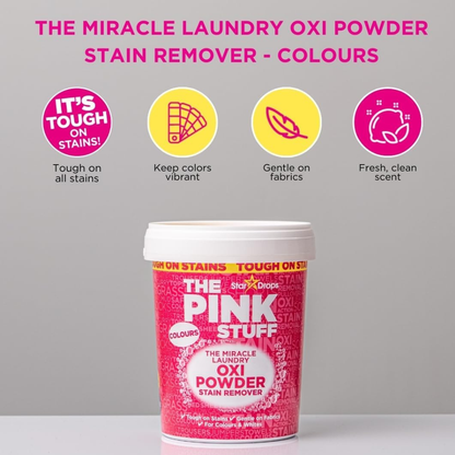 The Pink Stuff Oxy Laundry Powder Colour 1kg
