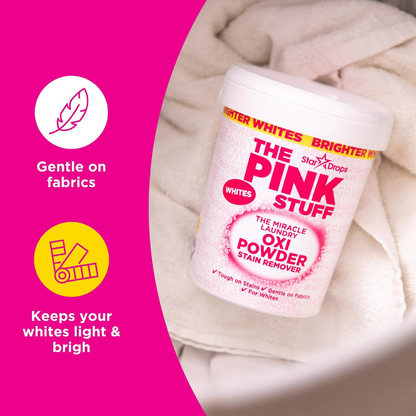The Pink Stuff Oxy Laundry Powder Whites 1kg