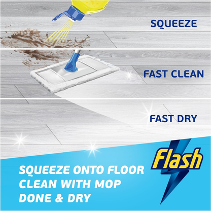 Flash Direct To Floor Fresh Lemon Zest 800ml