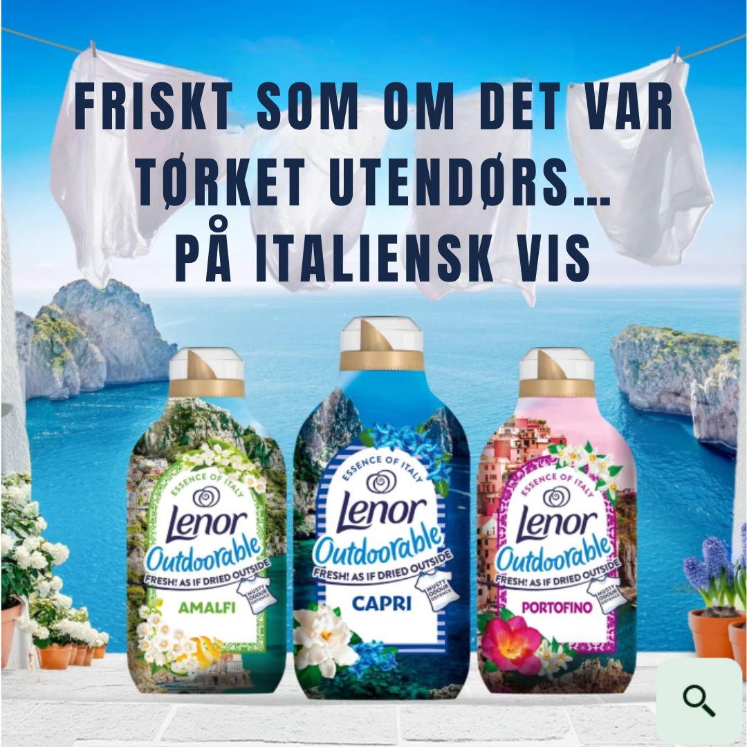 Lenor Tøymykner Outdoorable Portofino 69w 966ml