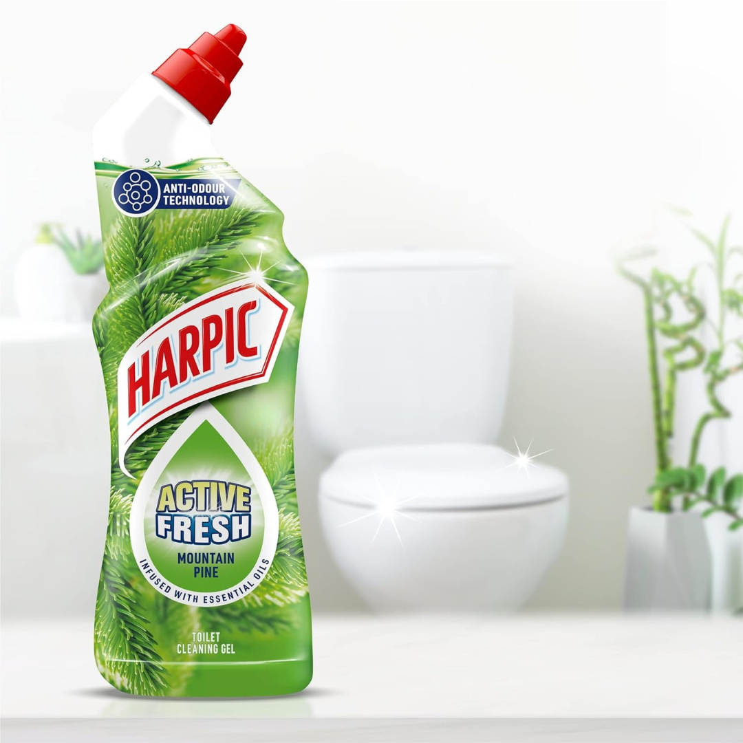 Harpic Active Fresh Mountain Pine Toilet Gel 750ml