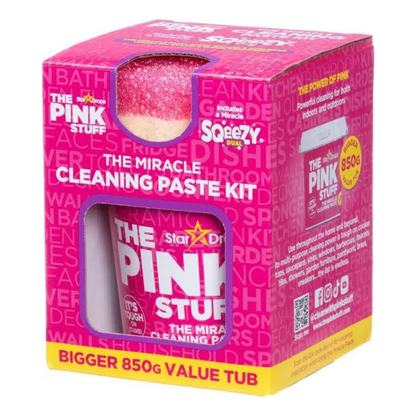 The Pink Stuff Miracle Cleaning Paste Kit 850g + Squeezy Dual