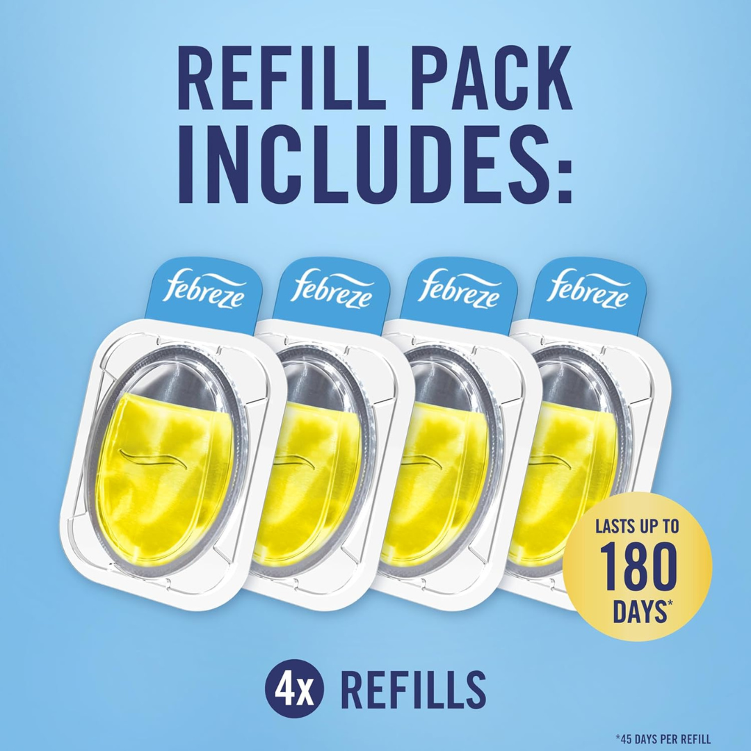 Febreze Bin Freshener Refill Pack Citrus Fresh 4pk