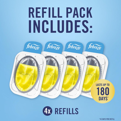 Febreze Bin Freshener Refill Pack Citrus Fresh 4pk