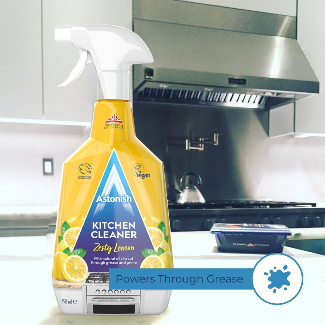 Astonish Kitchen Cleaner Spray Zesty Lemon 750ml