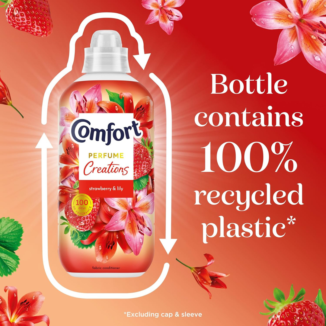 Comfort Strawberry & Lily Fabric Conditioner 61w 1.1L