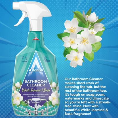 Astonish Bathroom Cleaner White Jasmine & Basil 750ml