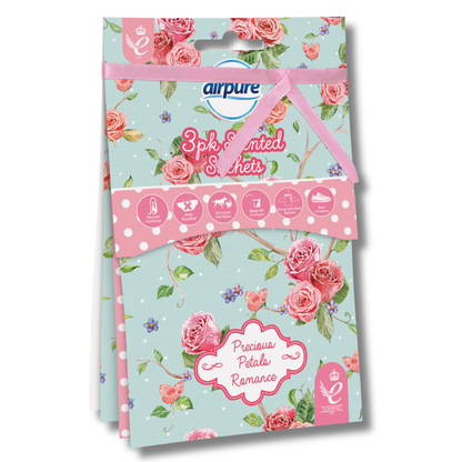 Airpure Scented Sachets 3pk Div.Typer