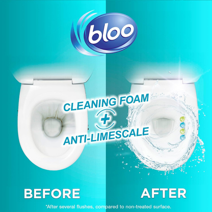 Bloo Colour Active+ Toilet Rim Block Cuban Coconut 50g