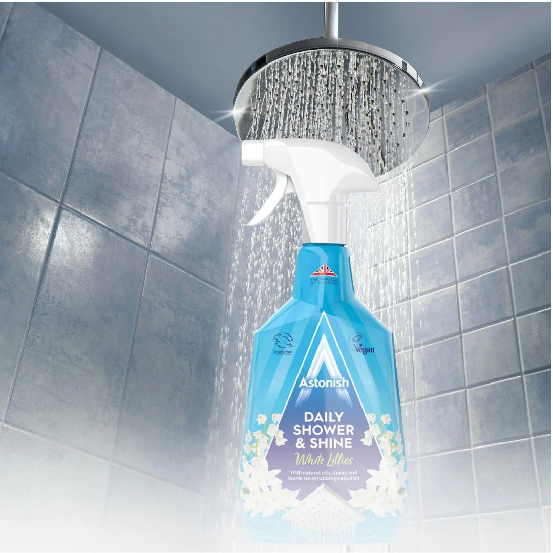 Astonish Daily Shower & Shine Cleaner White Lillies 750ml