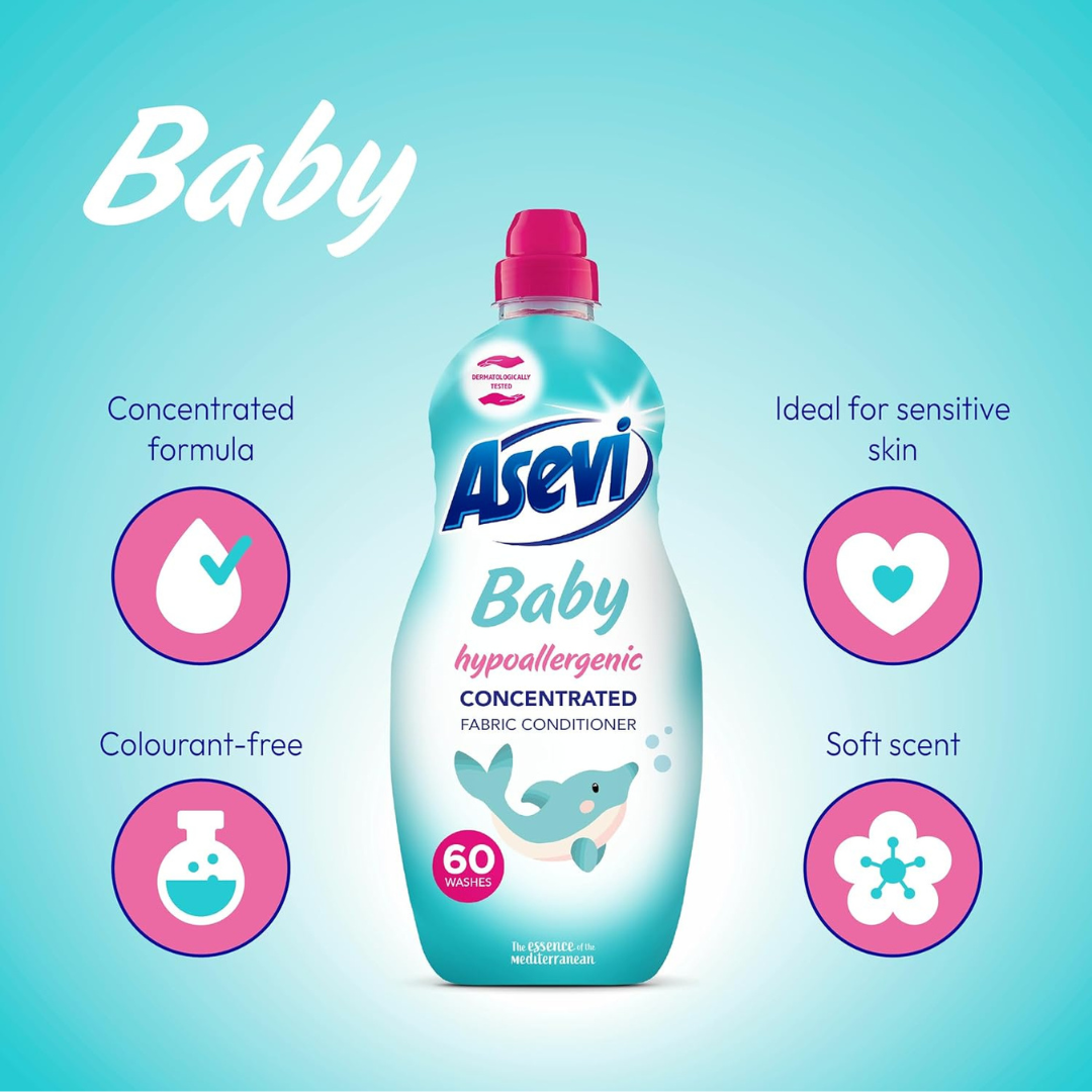 Asevi Fabric Conditioner Baby 60w 1380ml